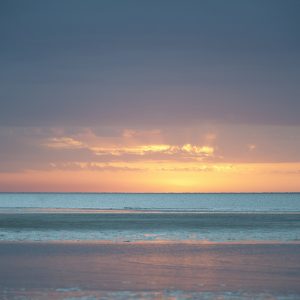 Sunset at Weipa Beach, far North Queensland.